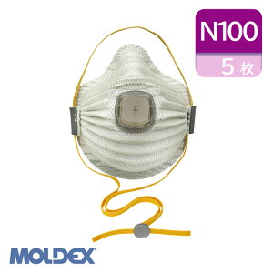 MOLDEX モルデックス N100 使い捨て 防塵マスク CDC NIOSH 検定合格 4700N100 (5枚入)