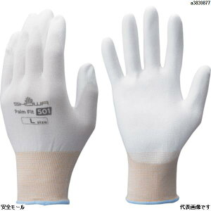 ショーワ ウレタン背抜き手袋 B0501 被膜強化パームフィット手袋 ホワイト XLサイズ B0501XL 1双