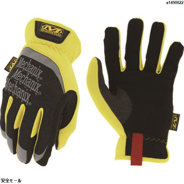 MECHANIXの合成皮革 人工皮革手袋は 割り引き 安全モール で MECHANIX イエロー MFF01009 即納送料無料 ファストフィット 1双 M