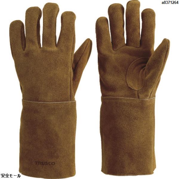 割り引き TRUSCOの革手袋は 安全モール で TRUSCO 1双 安い 激安 プチプラ 高品質 裏綿付 TOYT5 オイル加工革5本指溶接手袋
