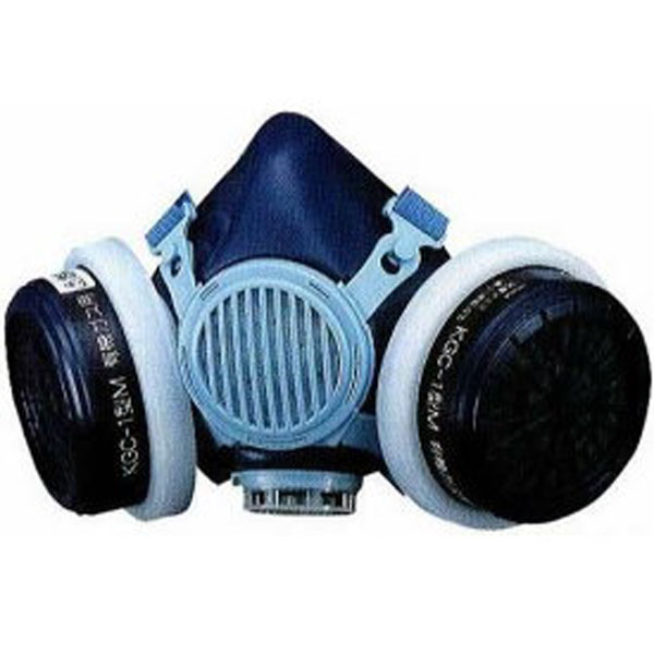 訳あり メーカー再生品 面体中央の伝声器により､マスクをしたまま会話や指示が可能｡ 防毒マスク 興研 ガスマスク DD-3-03 作業用