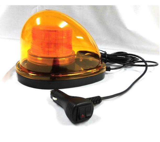 ハイパワー車載型LED回転・点滅灯 黄色　マグネット着脱式車両用回転灯　１２V・２４V兼用　BFM-LED-KT | 安全・サイン8