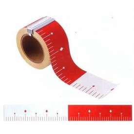 赤白テープ　丁張用ロッド　75mm幅　赤白30cmピッチ　エコ　ピタッとロッド　HPR753
