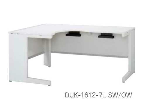 送料無料 新品 国産 人気の製品 デュエナ ワークテーブル 定価 W1600×D700×H720mm 左L型脚 Kタイプ TO-DUK-1612-7L