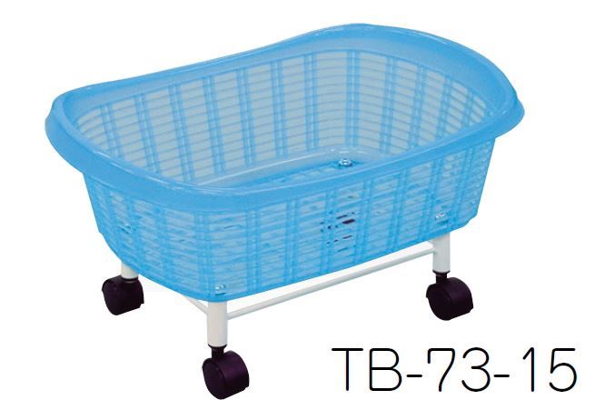 送料無料 新品 国産 数量限定 TO-TB-73-15 A型1段用脱衣カゴ ブルー 年末年始大決算