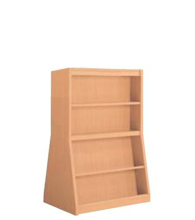 楽天市場】木製書架 傾斜 1連 両側 4段 高さ1545mm /TO-R-BAD : 株式 
