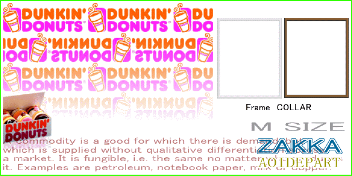 楽天市場】ダンキンドーナツ【Dunkin' Donuts】【Mサイズ】大き目の