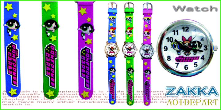 楽天市場】最終価格！ パワーパフガールズThe Powerpuff Girls 腕時計