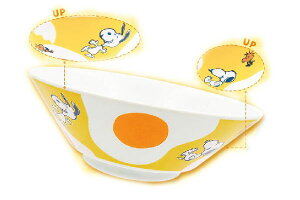 【日本製】【スヌーピー】【SNOOPY】ラーメンどんぶり【エッグ】【ピーナッツ】【ウッドストック】【すぬーぴー】【アニメ】【キャラクター】【どんぶり】【丼】【皿】【お皿】【食器】
