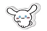 日本製　サンリオキャラクター　ナガノ　アクリルクリップシナモロール　シナモちゃん　シナモ　しなもろ…