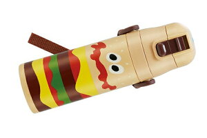 オリジナル 超軽量ロック付ワンプッシュダイレクトステンレスボトルバーガーコンクス ハンバーガー 水筒 すいとう ボトル  マグ 遠足 アウトドア お出かけ 子供 キッズ 雑