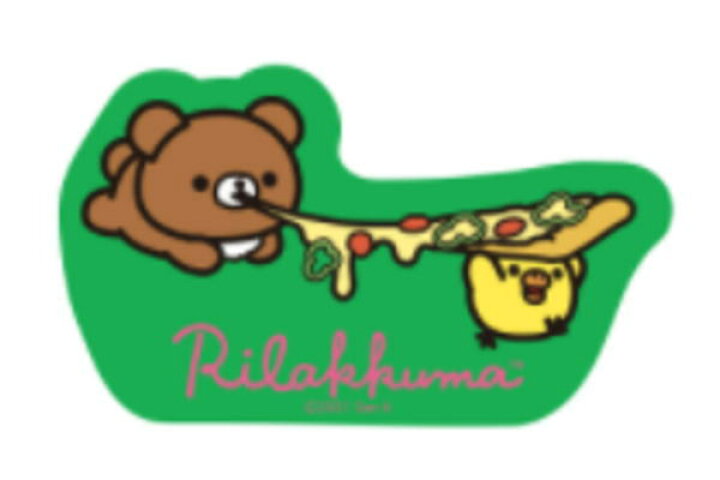 楽天市場 リラックマ キャラクターステッカー ピザ リラックマスタイル りらっくま サンエックス くま クマ Rirakkuma ゆる キャラ シール ステッカー 文房具 学校 雑貨 グッズ ａｏｉデパート