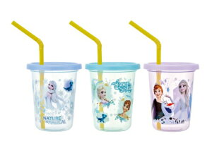 ディズニープリンセス ストロー付きタンブラー3Pセット21 アナと雪の女王 エルサ 映画 タンブラー コップ カップ 食事 食器 アウトドア お出かけ 子供 キッズ 3個入り 3
