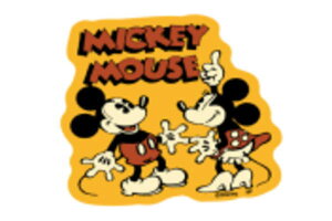 【送料無料】 【日本製】【ディズニーキャラクター】キャラクターステッカー【対面】【ミッキーとミニー】【ミッキーマウス】【ミニーマウス】【ディズニー】【映画】【アニメ】【キャ