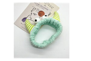 【送料無料】 オリジナル モンスターヘアバンドグリーン 緑 バンド ヘアバン 髪留め お風呂 洗顔 メイク 雑貨 グッズ かわいい