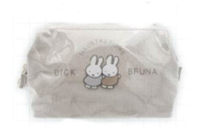 【miffy】【ミッフィー】【クリアワンポイントシリーズ】口金ポーチ【グレー】【ウサギ】 【ミッフィーちゃん】【ディック・ブルーナ】【絵本】【アニメ】【ポーチ】【ケース】【小物入