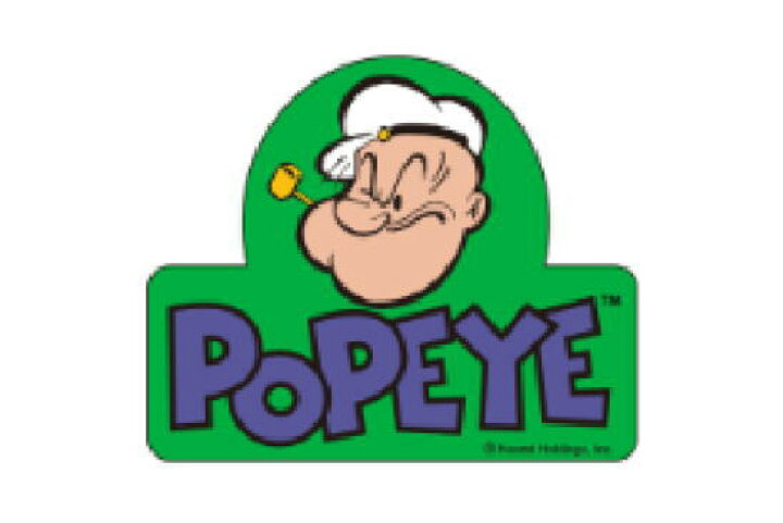 楽天市場】【POPEYE】キャラクターステッカー【グリーン】【緑 