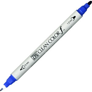 セット商品 5個入り  呉竹 ZIG クリーンカラーf ブルー 水性マーカーペンマーカー サインペン 青色 筆記用具 筆記具 文房具 学校 勉強 雑貨 グッズ