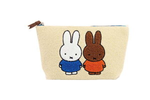【miffy】【ミッフィー】サガラポーチ【ミッフィーとメラニー】【ウサギ】 【ミッフィーちゃん】【ディック・ブルーナ】【絵本】【アニメ】【ポーチ】【ケース】【小物入れ】【メイク】