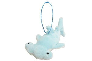 【送料無料】  オリジナル 海中散歩 ふわもこマスコットシュモクザメ 魚 海 生き物 キーホルダー キーリング 鍵 ぬいぐるみ 人形 雑貨 グッズ かわいい
