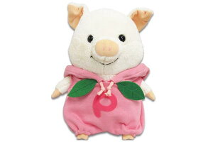 【送料無料】  オリジナル ぷーとん ぬいぐるみS ももパーカー ブタ ぶた 豚 動物 アニマル マスコット 人形 おもちゃ インテリア 子供 キッズ 雑貨 グッズ かわい