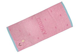 【送料無料】【BT21】【LINE FLIENDS】フェイスタオル【キュート_COOKY】【COOKY】【クッキー】【ライン】【スタンプ】【タオル】【たおる】【雑貨】【グッズ】【かわいい】