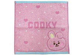 【BT21】【LINE FLIENDS】ミニタオル【キュート_COOKY】【COOKY】【クッキー】【ライン】【スタンプ】【タオル】【たおる】【タオルハンカチ】【雑貨】【グッズ】【かわいい】