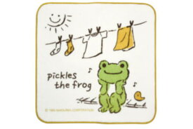 【日本製】【かえるのピクルス】【pickles the frog】タオル【ランドリー】【ピクルス】【ぴくるす】【かえる】【カエル】【カエルのピクルス】【たおる】【ミニタオル】【ハンドタオル】【ハンカチ】【雑貨】【グッズ】【かわいい】