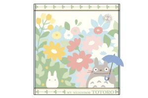 スタジオジブリ となりのトトロ ウォッシュタオル花景色 サツキ メイ 宮崎駿 ジブリ 映画 タオル たおる ミニタオル ハンドタオル ハンカチ 雑貨 グッズ かわいい