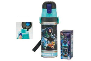 【ピクサーキャラクター】コンパクトロック付ワンプッシュダイレクトステンレスボトル【23】【ライトイヤー】【バズ】【ディズニー】【水筒】【すいとう】【マグ】【ボトル】【遠足】