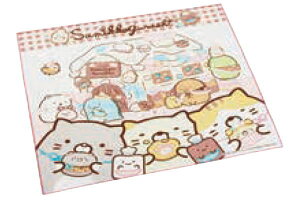 【すみっコぐらし】ランチクロス【23】【ねこのきょうだいとおかし屋さん】【すみっこぐらし】【サンエックス】【敷物】【風呂敷】【包み】 【弁当】【子供】【キッズ】【雑貨】【グッ