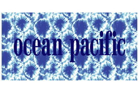 【オリジナル】ビーチタオル【タイダイブルー】【青】【ocean pacific】【ブランド】【メーカー】【タオル】【たおる】【海】【レジャー】【アウトドア】【雑貨】【グッズ】【かわいい】