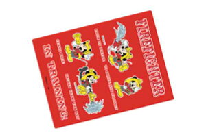 【送料無料】 ディズニーキャラクター キャラクターステッカー消防士 ミッキーマウス ディズニー 映画 アニメ ステッカー シール 文房具 雑貨 グッズ かわいい