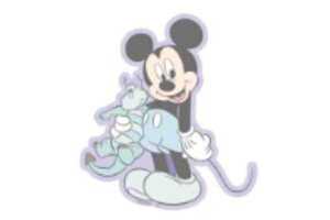 【送料無料】 ディズニーキャラクター キャラクターステッカーぬいぐるみと一緒 ミッキーマウス ディズニー 映画 アニメ ステッカー シール 文房具 雑貨 グッズ かわいい