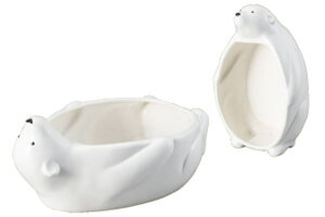 【オリジナル】アニマルボウル【M】【シロクマ】【動物】【アニマル】【そうめん鉢】【お皿】【食器】【食事】【キッチン】【雑貨】【グッズ】【かわいい】