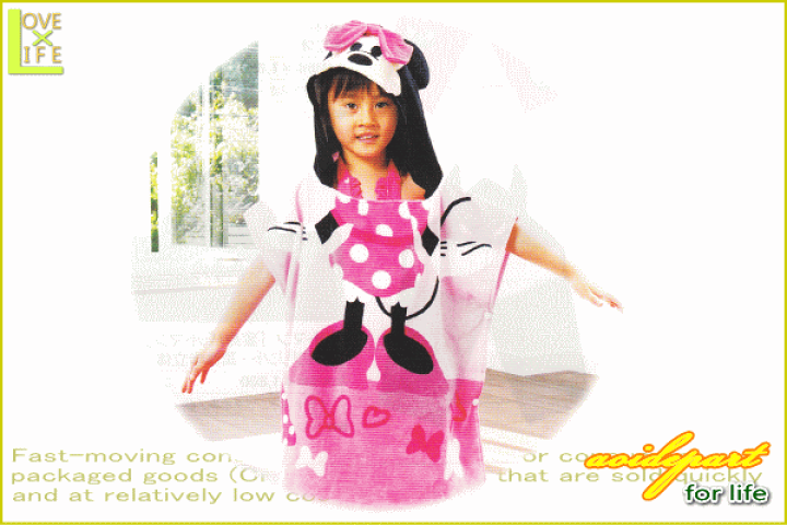 楽天市場 ディズニーキャラクター フード付きポンチョ ファインミニー ミニーマウス キッズ ディズニー タオル ポンチョ アニメ グッズ 映画 かわいい ａｏｉデパート