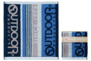 【送料無料】 OUTDOOR PRODUCTS ミニタオルブルー 青 カームロゴ ODT-2305 アウトドアプロダクツ ブランド メーカー タオル たおる ハンドタオル ハンカチ 雑貨 グッズ かわい