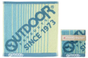 【送料無料】 OUTDOOR PRODUCTS ミニタオルグリーン 緑 ビッグロゴ ODT-2311 アウトドアプロダクツ ブランド メーカー タオル たおる ハンドタオル ハンカチ 雑貨 グッズ かわ