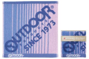 OUTDOOR PRODUCTS ミニタオルブルー 青 ビッグロゴ ODT-2311 アウトドアプロダクツ ブランド メーカー タオル たおる ハンドタオル ハンカチ 雑貨 グッズ かわいい