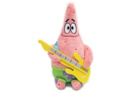 【送料無料】　スポンジボブ　SpongeBob　ビーンドールギター　パトリック　アニメ　アメリカ　USA　アメキャラ　マスコット　人形　ぬいぐるみ　ドール　おもちゃ　子供　キッズ　インテリア　雑貨　グッズ　かわいい
