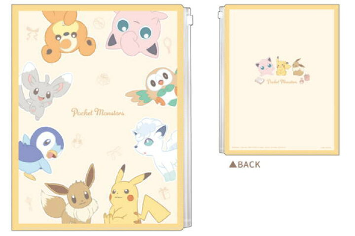 楽天市場】ポケットモンスター ファスナー付き6ポケットクリアファイル 