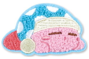 【送料無料】 星のカービィ モコモコ刺繍ステッカースリープ ゲーム ゲームキャラ カービー 任天堂 ステッカー シール ワッペン アイロン 雑貨 グッズ かわいい