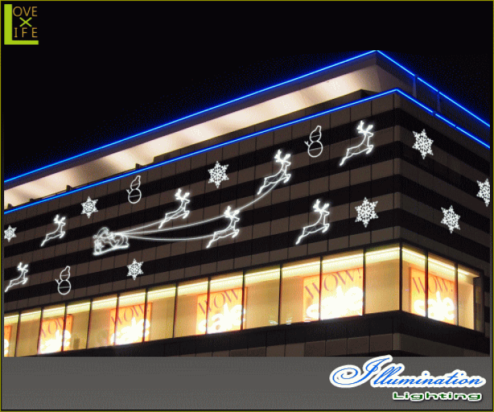 楽天市場】【イルミネーション】ジャンピングトナカイ【S】【トナカイ