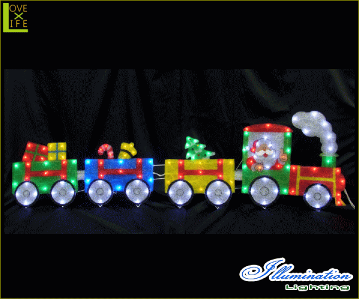 イルミネーション　汽車　トレイン　電飾 楽天市場】イルミネーション LED カラフルトレイン電車 汽車