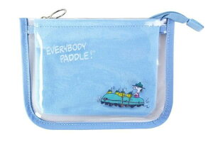【スヌーピー】【SNOOPY】クリアレイヤーポーチ【ボート】【ビーグル・スカウト】【ピーナッツ】【ウッドストック】【すぬーぴー】【ポーチ】【ケース】【小物入れ】【メイク】【化粧】