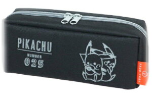 【送料無料】  ポケットモンスター パコトレーペンケースブラック 黒 ビッグキャパ  ピカチュウ ポケモン ゲーム アニメ 映画 ケース ポーチ ペン入