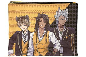 ディズニーキャラクター フラットポーチサバナクロー ツイステッドワンダーランド ツイステ ディズニー ゲーム ペンケース ペンポーチ ポーチ ケース 文房具 雑貨 グッズ