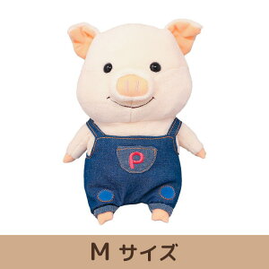 オリジナル ぬいぐるみM デニム ぷーとん ブタ 動物 アニマル マスコット 人形 ドール おもちゃ インテリア 子供 キッズ 雑貨 グッズ かわいい