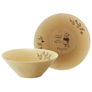 【日本製】【ディズニーキャラクター】陶器製ボウル【大】【21cm】【はちみつ】【くまのプーさん】【映画】【食器】【食事】【お皿】【皿】【キッチン】【子供】【キッズ】【雑貨】【グ