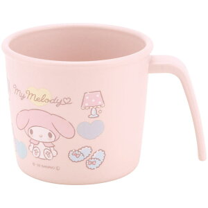 日本製 サンリオキャラクターズ 抗菌ハンドル付コップピンク マイメロディ マイメロ まいめろ マグ コップ カップ 食事 食器 キッチン 子供 キッズ 雑貨 グッズ かわ